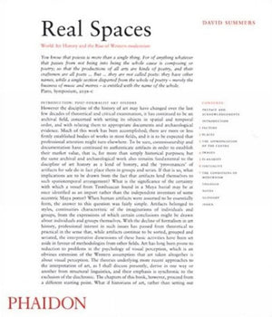 Real Spaces: World Art History And The Rise Of Western Modernism