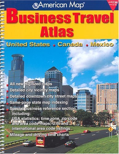 Business Travel Atlas : United States, Canada, Mexico,Used