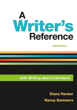 A Writer's Reference with Writing About Literature,Used