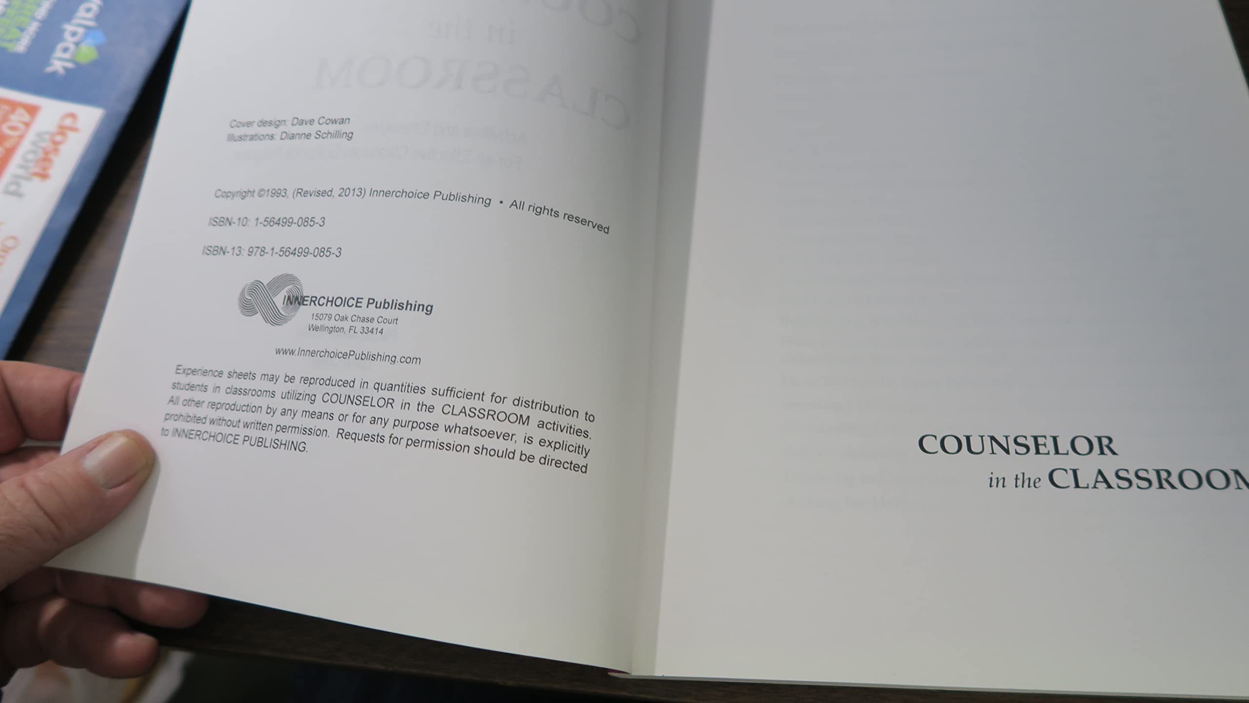 Counselor In The Classroom: Activities And Strategies For An Effective Classroom Guidance Program,Used
