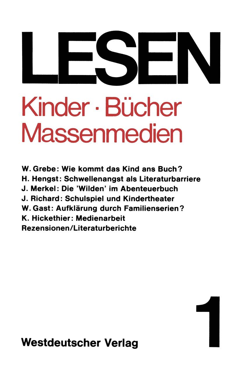 Kinder  Bcher  Massenmedien (German Edition),Used