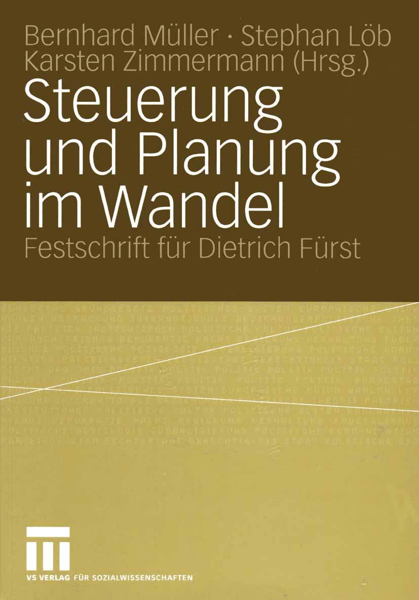 Steuerung und Planung im Wandel: Festschrift fr Dietrich Frst (German Edition),Used
