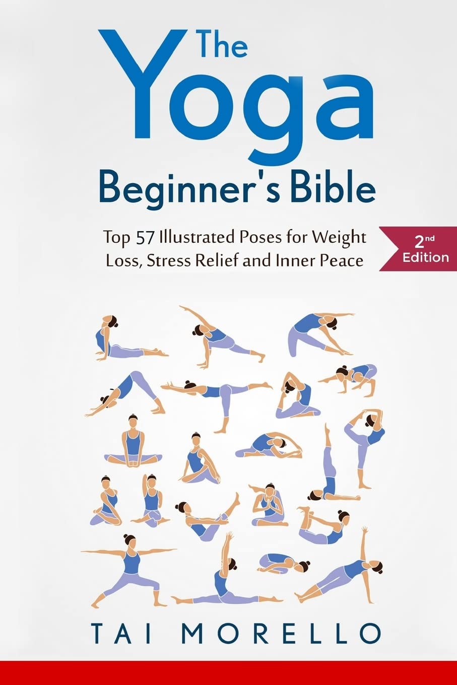 The Yoga Beginner's Bible: Top 63 Illustrated Poses for Weight Loss, Stress Relief and Inner Peace (yoga for beginners, yoga boo,Used