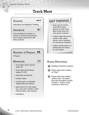 Math Games: SkillBased Practice for Fifth Grade,Used