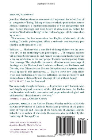 God Without Being: HorsTexte (Religion and Postmodernism),Used