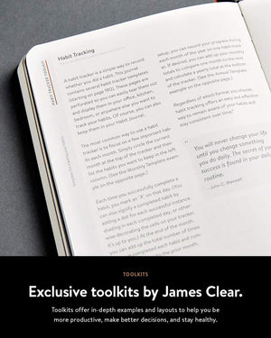 Baronfig Clear Habit Journal: Build Better Habits To Reach Your Goals (Plus, 7 X 10,Used