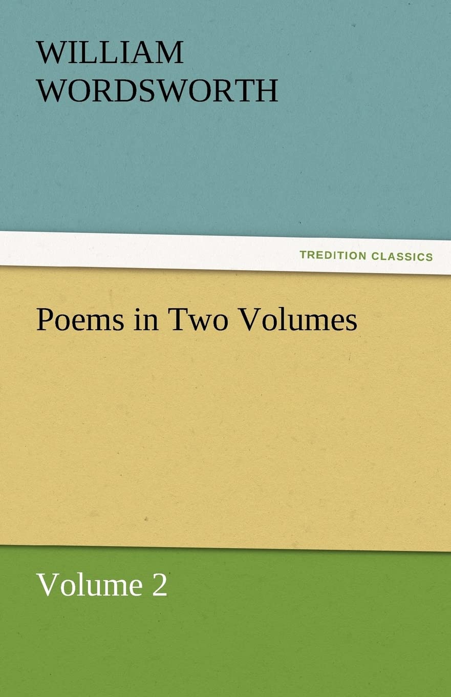 Poems in Two Volumes, Volume 2,Used