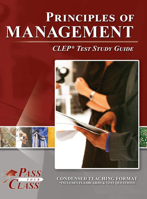 Principles Of Management Clep Test Study Guide,Used