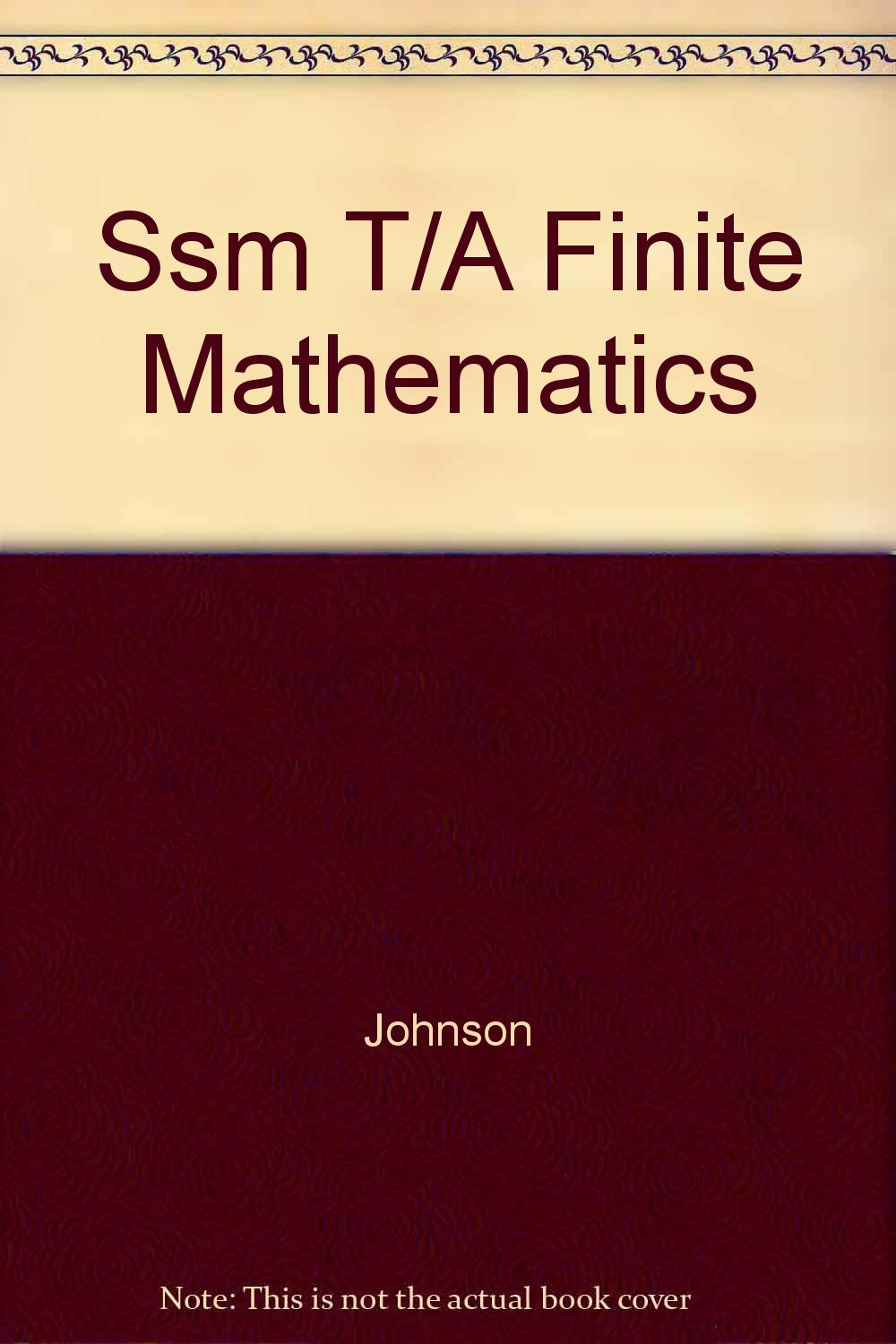 Ssm T/A Finite Mathematics,Used
