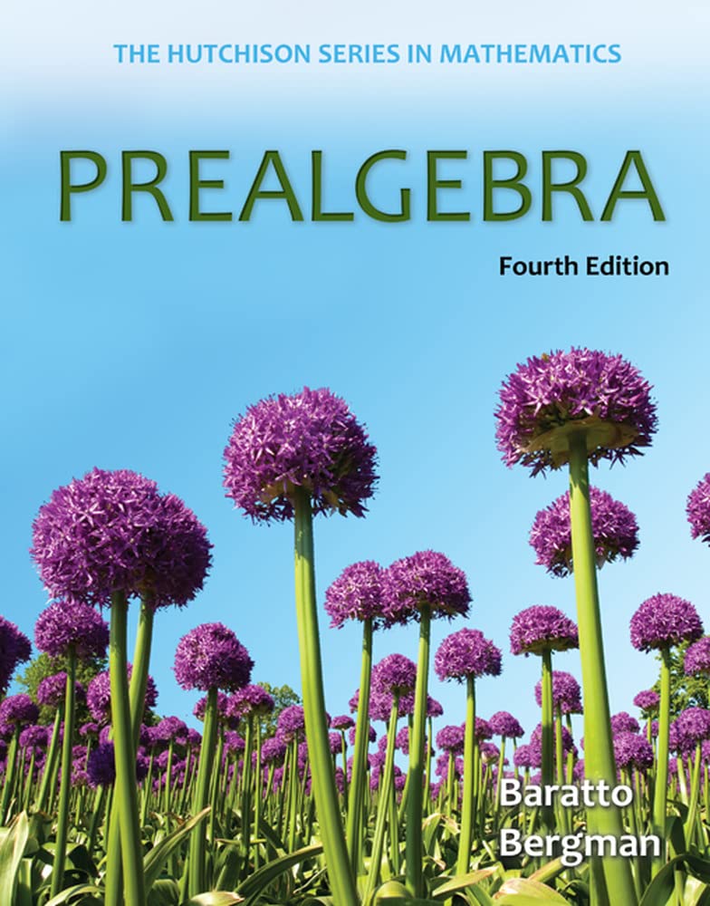 Prealgebra (The Hutchison Series in Mathematics),Used