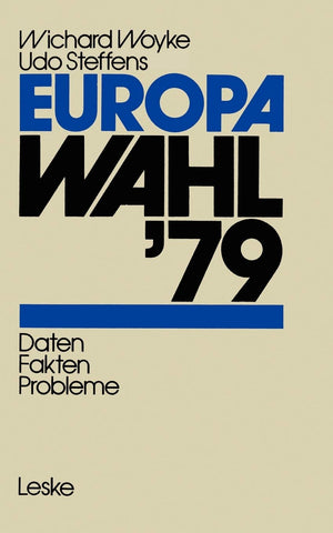 Europawahl 79: Daten  Fakten  Probleme (German Edition),Used