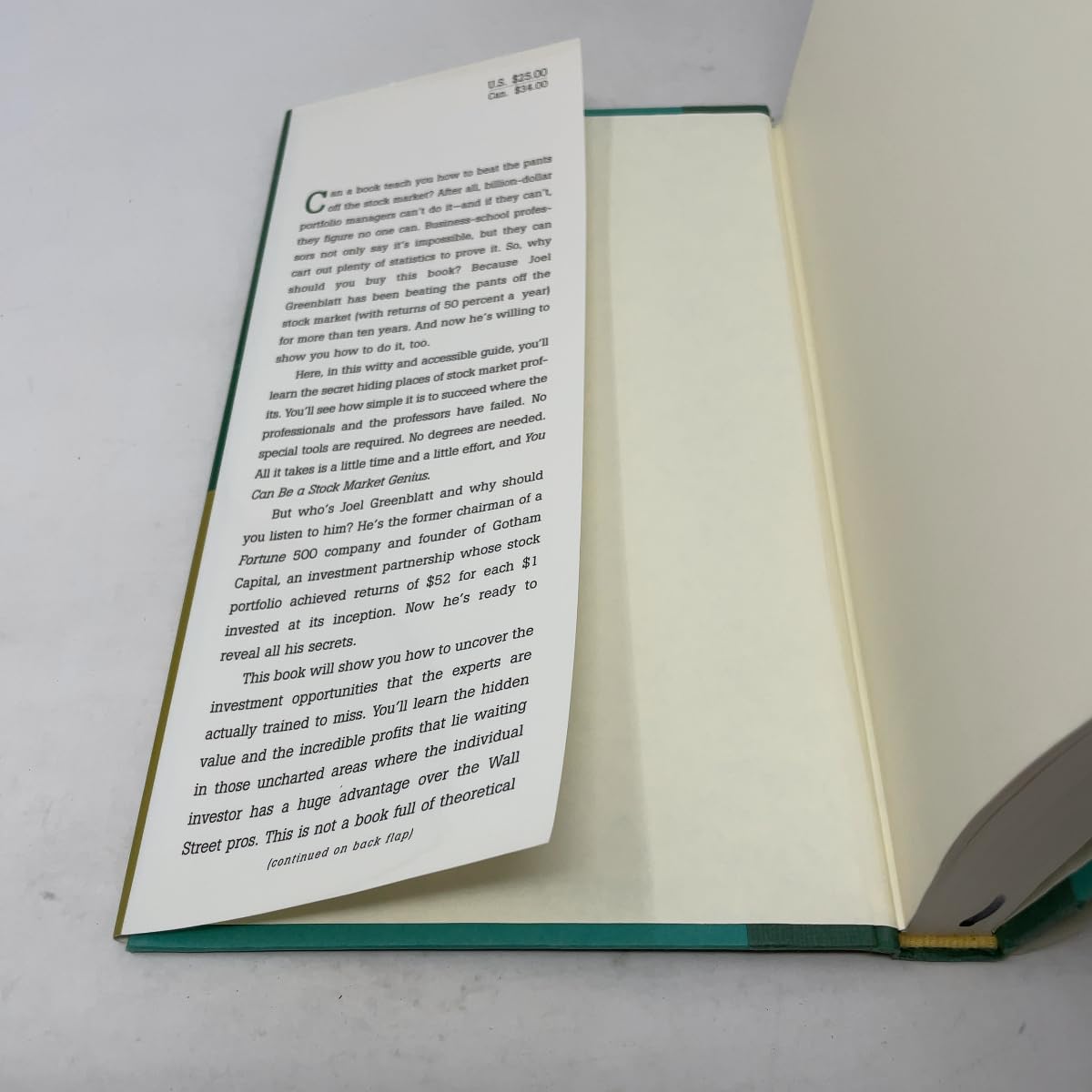 You Can Be a Stock Market Genius Even if You re Not Too Smart: Uncover the Secret Hiding Places of Stock Market Profits