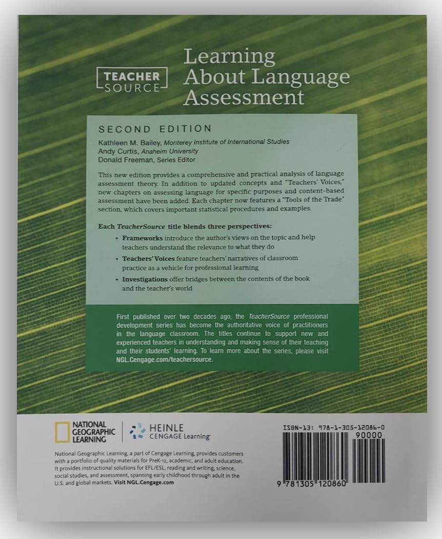 Learning About Language Assessment (Teachersource)