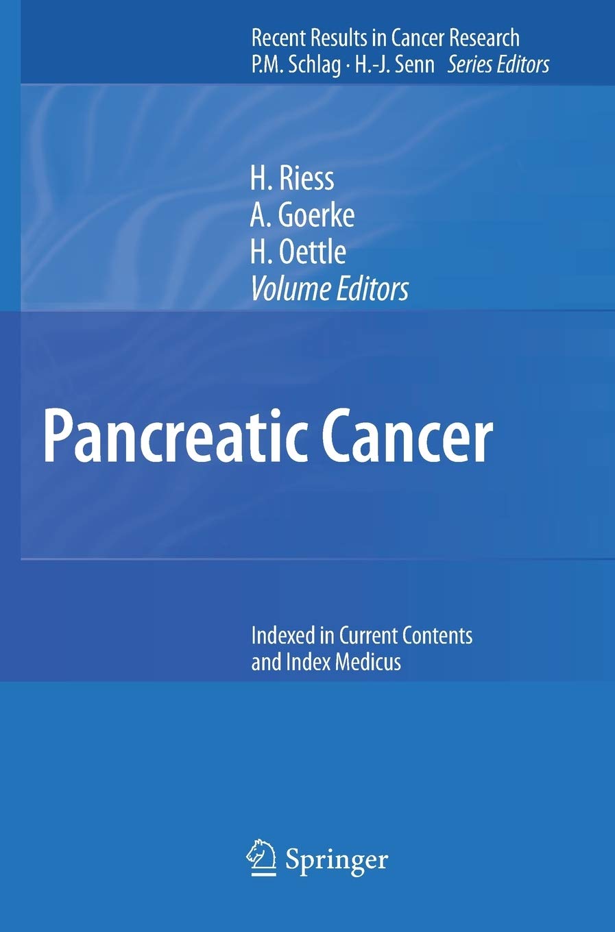 Pancreatic Cancer (Recent Results in Cancer Research, 177),Used