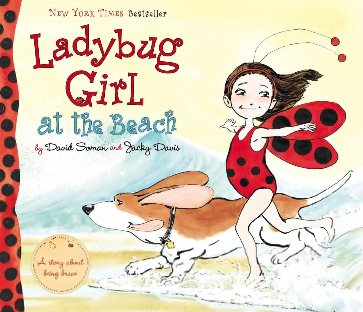 Ladybug Girl At The Beach,New
