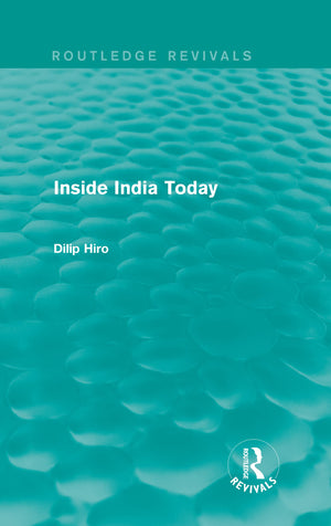 Inside India Today (Routledge Revivals),Used
