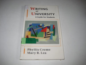 Writing at University: A Guide for Students,Used