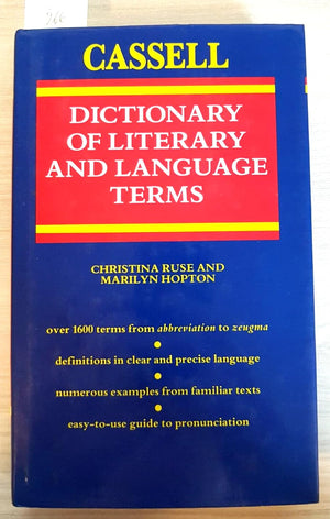 The Cassell Dictionary of Literary and Language Terms,Used