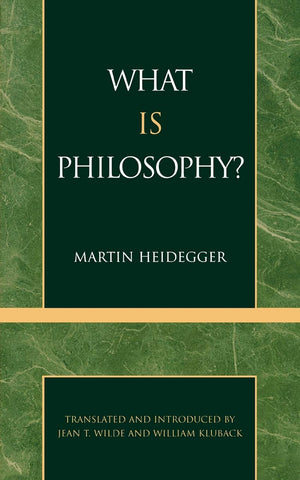 What Is Philosophy? (English And German Edition),Used