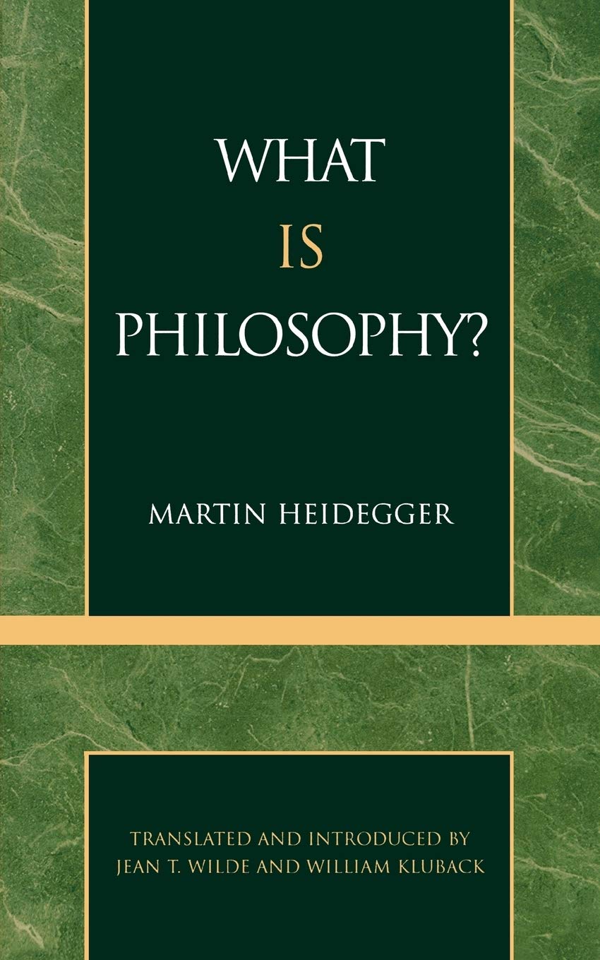 What Is Philosophy? (English And German Edition),Used