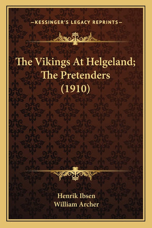 The Vikings At Helgeland; The Pretenders (1910),Used