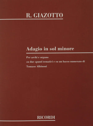 Adagio In G Minor: Full Score