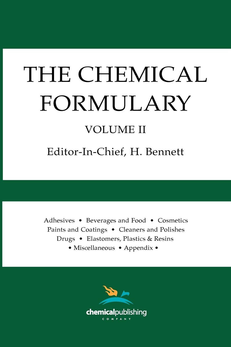 The Chemical Formulary, Vol. 2,Used