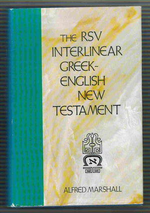 The RSV Interlinear GreekEnglish New Testament,Used