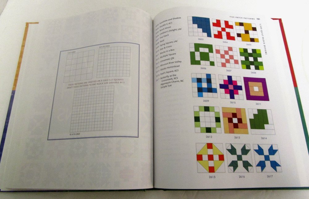 5,500 Quilt Block Designs-used