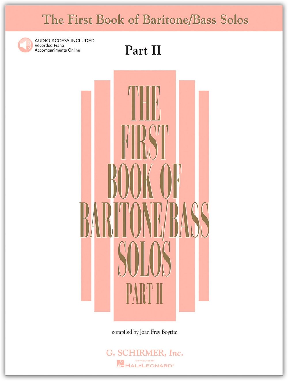 The First Book Of Baritone/Bass Solos  Part Ii: Book/Online Audio (First Book Of Solos Part Ii)-used