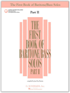 The First Book Of Baritone/Bass Solos  Part Ii: Book/Online Audio (First Book Of Solos Part Ii)-used