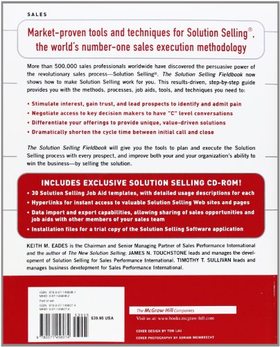 The Solution Selling Fieldbook: Practical Tools, Application Exercises, Templates and Scripts for Effective Sales Execution,Used