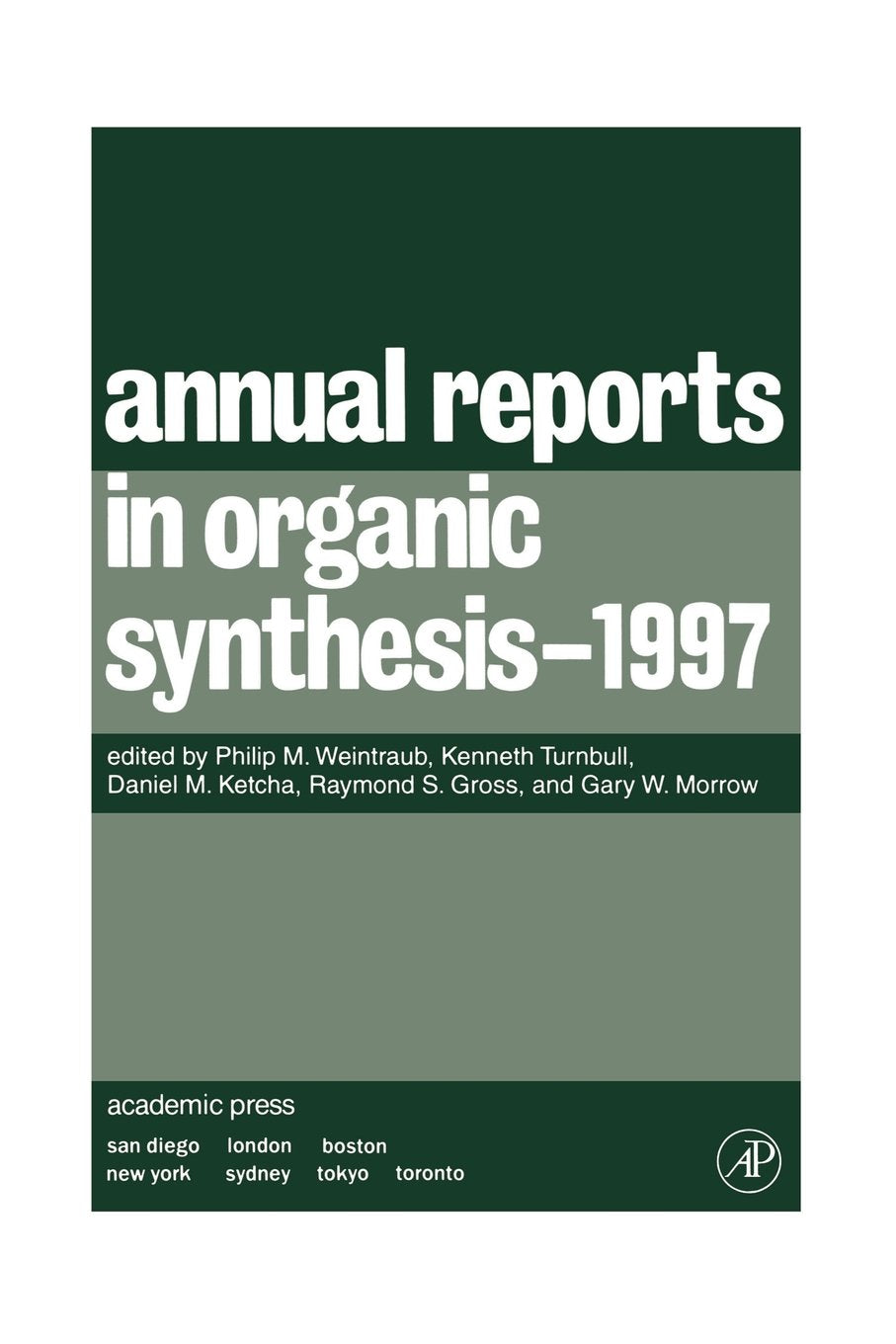 Annual Reports in Organic Synthesis 1997,Used