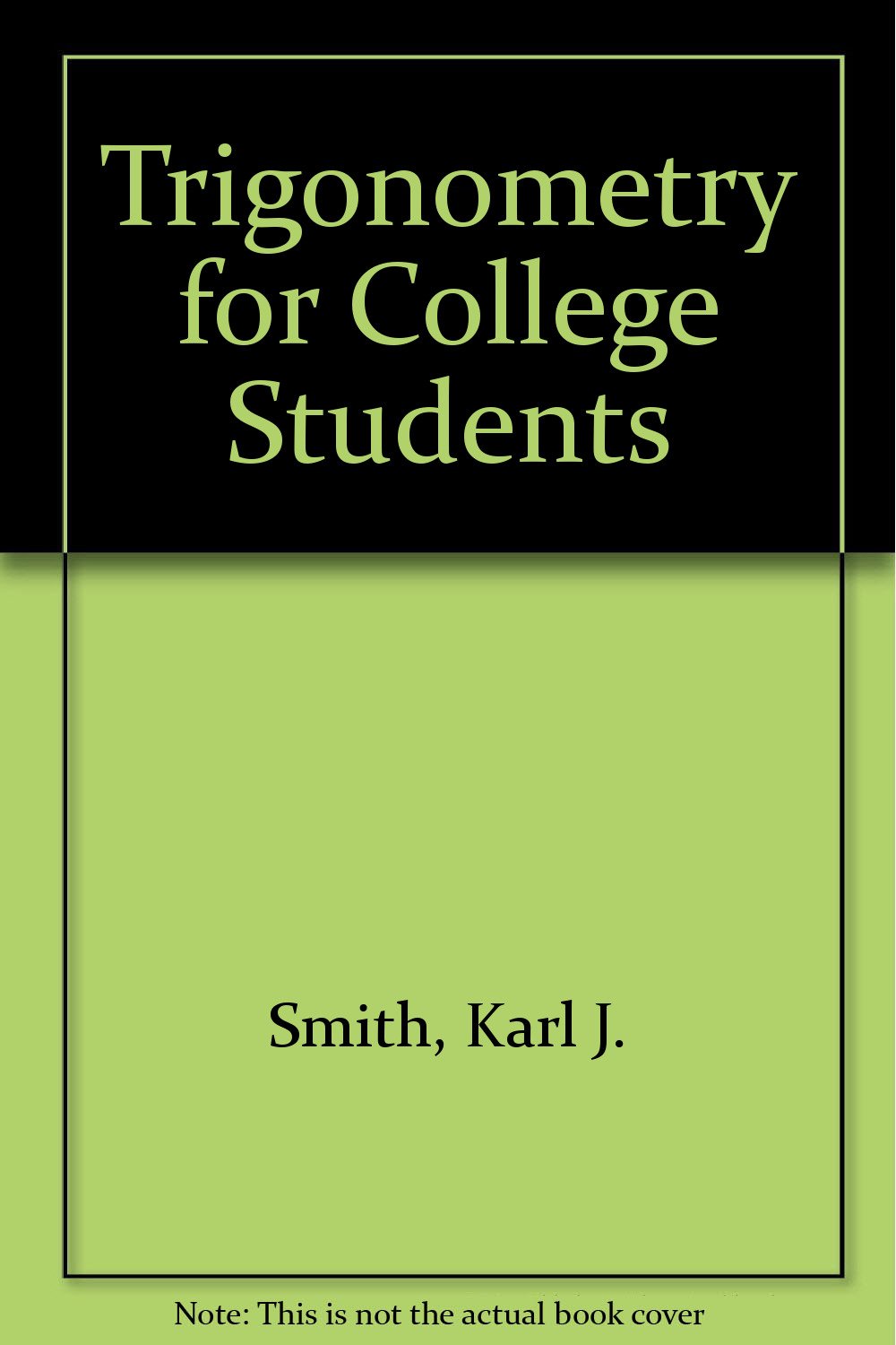 Trigonometry for college students,Used