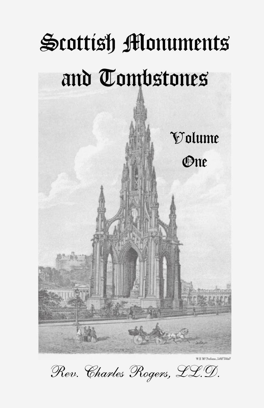 Scottish Monuments and Tombstones, Vol. 1,Used