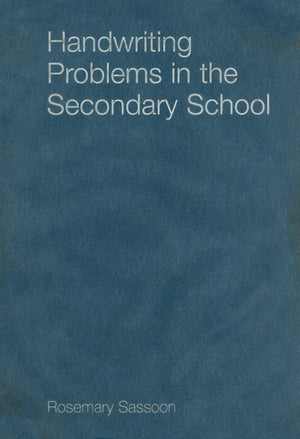 Handwriting Problems in the Secondary School,Used