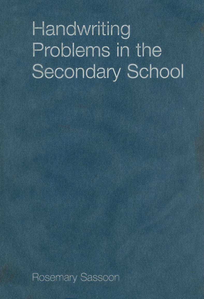 Handwriting Problems in the Secondary School,Used