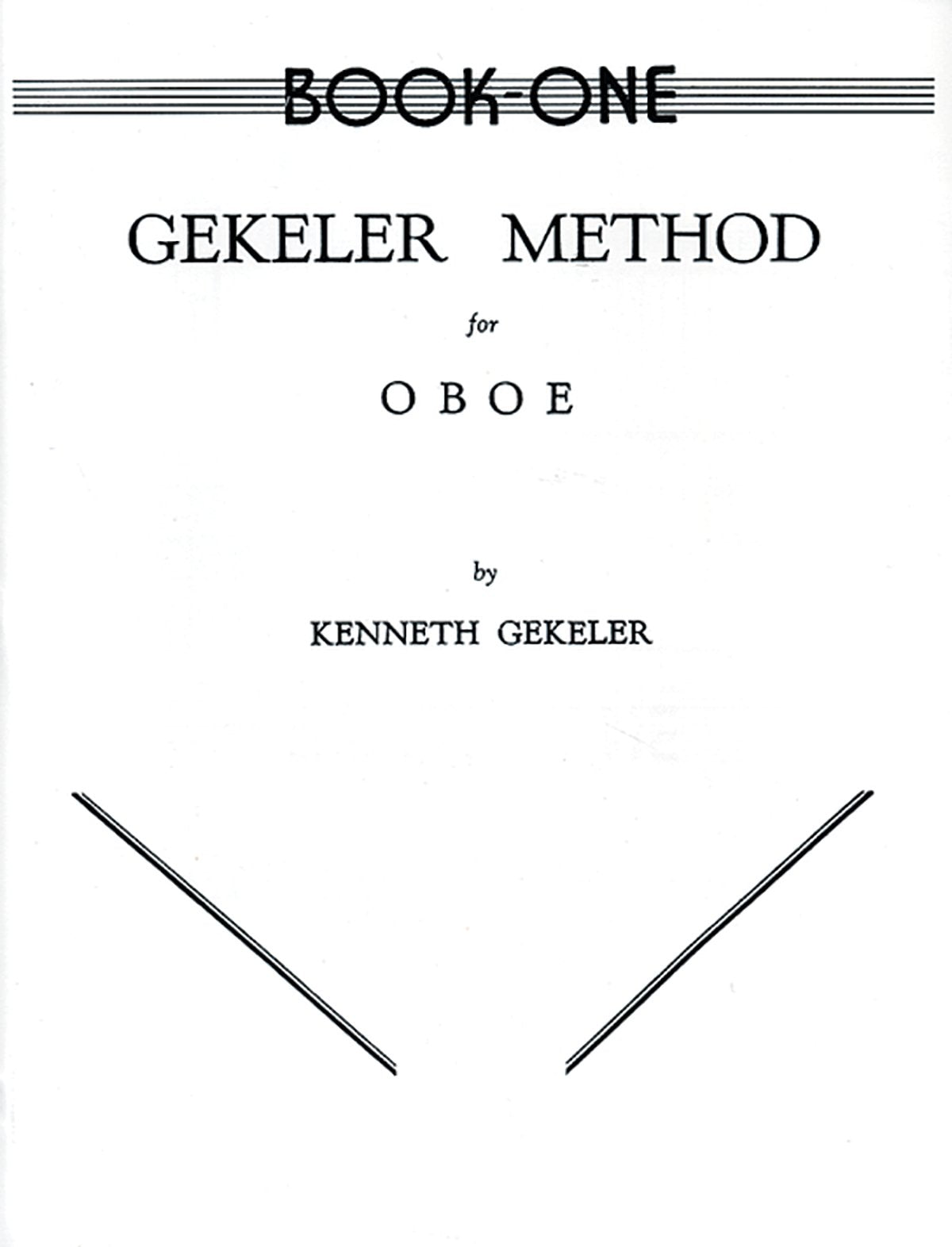 Gekeler Method for Oboe, Bk 1,Used