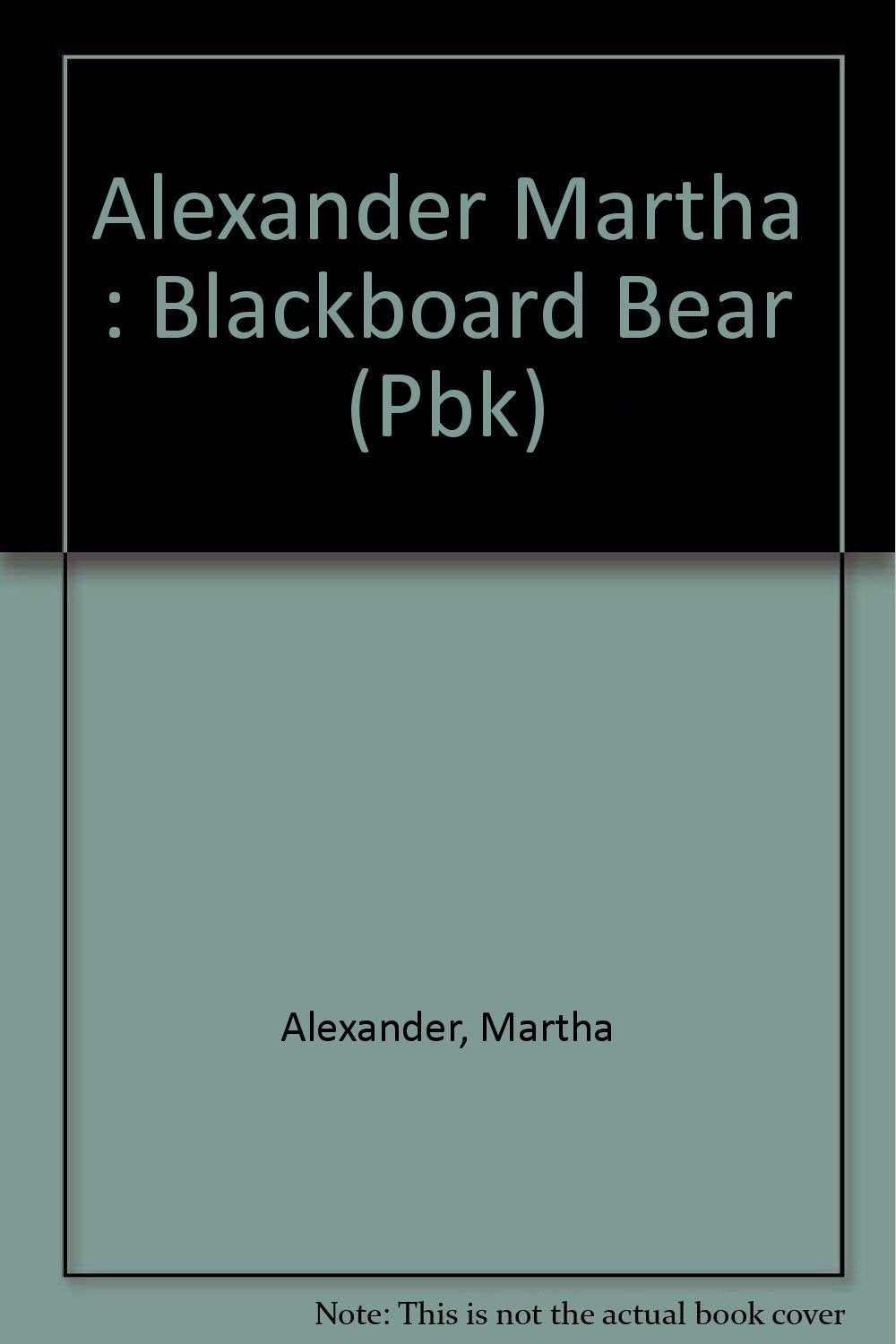 Blackboard Bear,Used