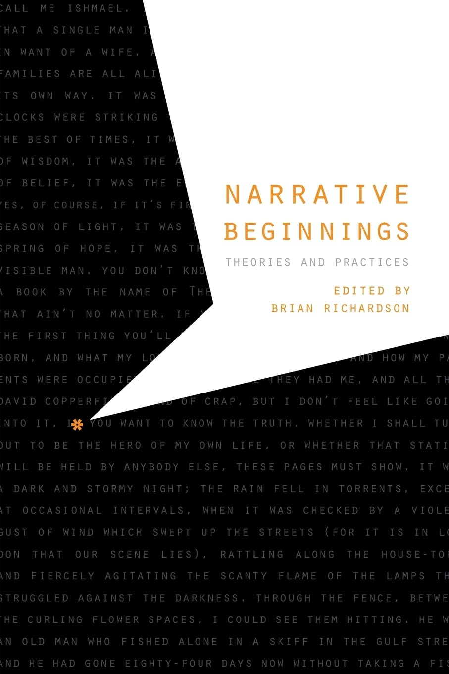Narrative Beginnings: Theories And Practices (Frontiers Of Narrative),Used