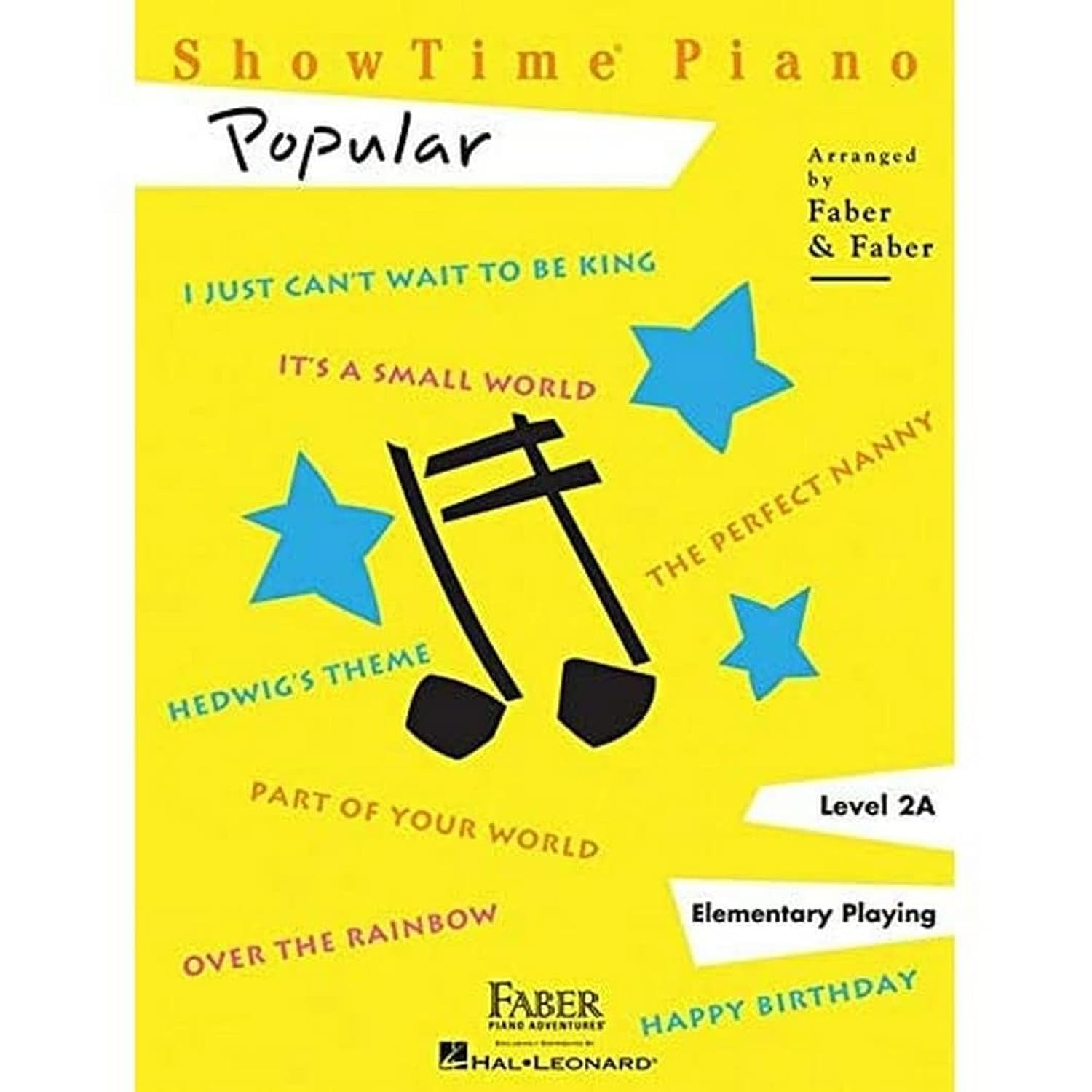 ShowTime Piano Popular  Level 2A,Used