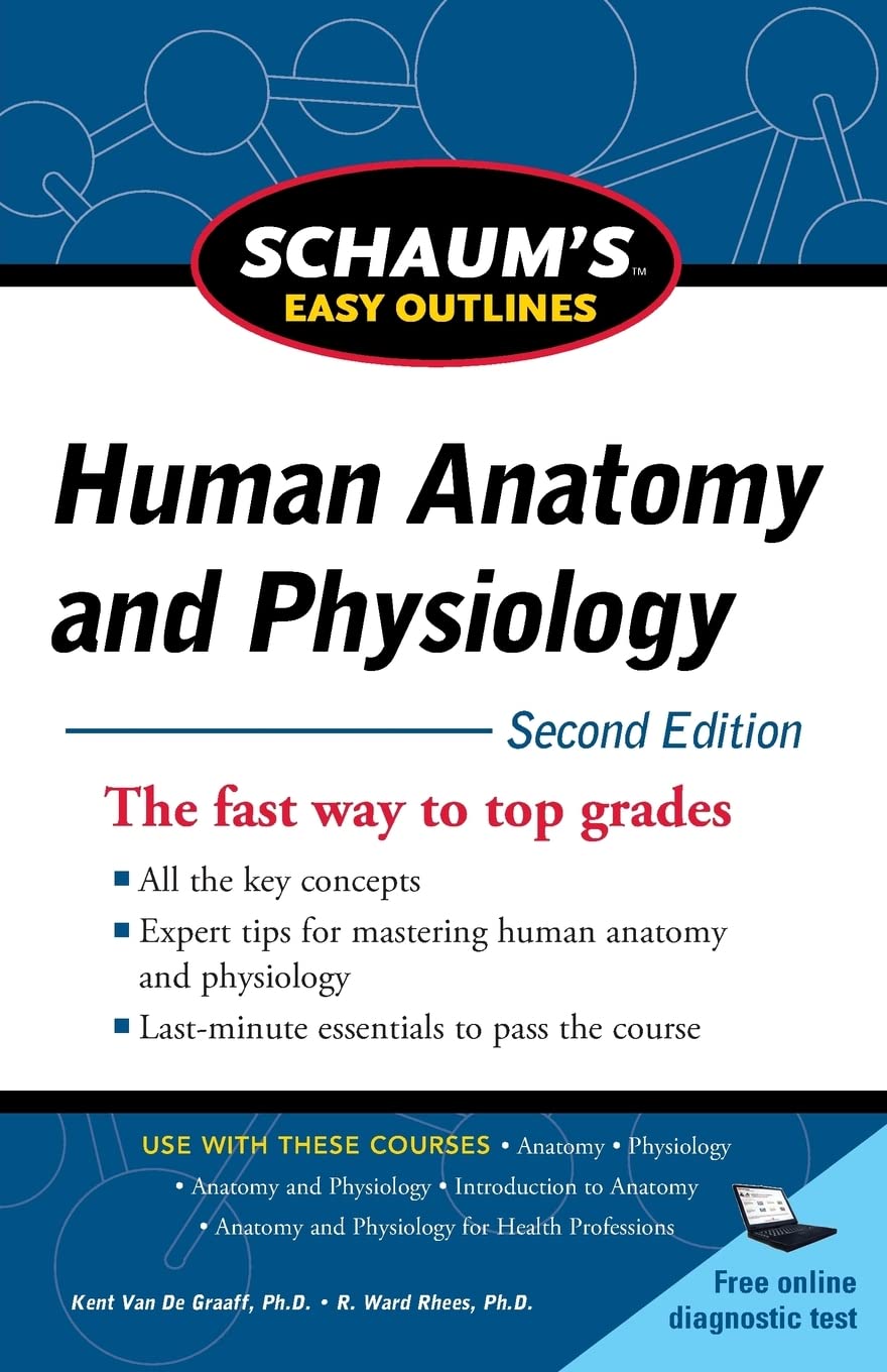 Schaum's Easy Outline of Human Anatomy and Physiology, Second Edition (Schaum's Easy Outlines),Used
