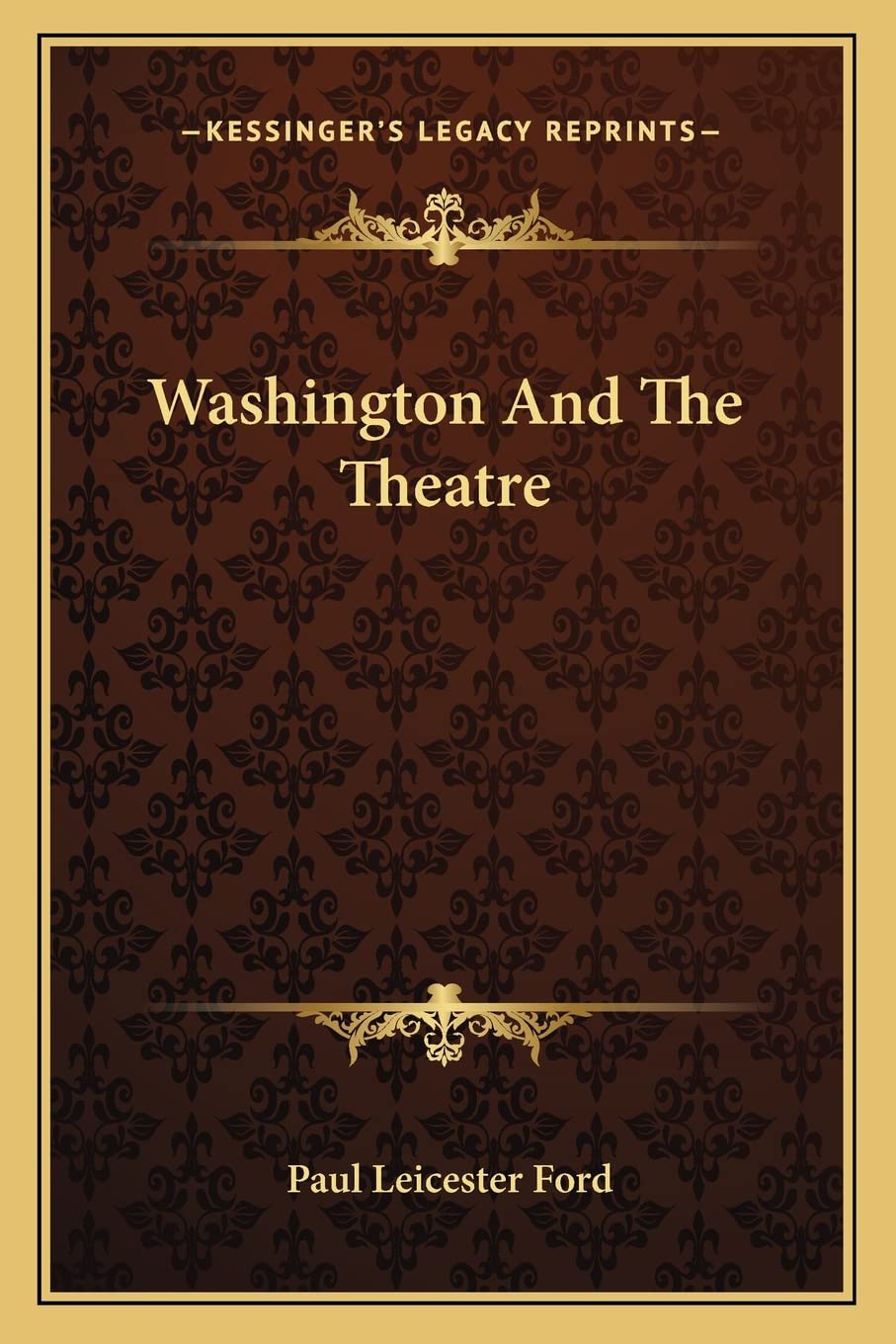 Washington And The Theatre,Used