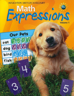 Math Expressions: Student Activity Book Softcover, Volume 1 Level K 2009,Used
