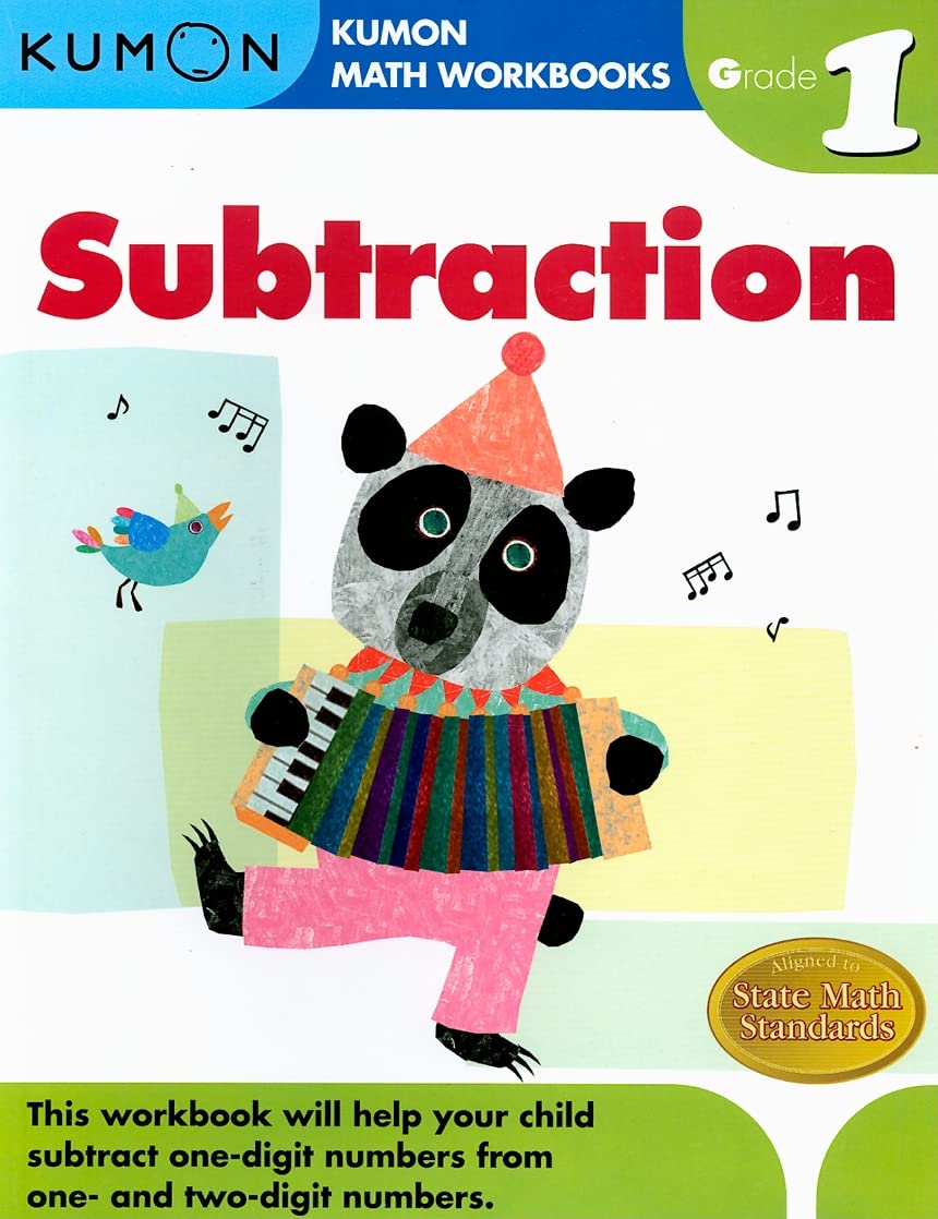 Kumon Grade 1 Subtraction (Kumon Math Workbooks), Ages 67, 96 pages,Used