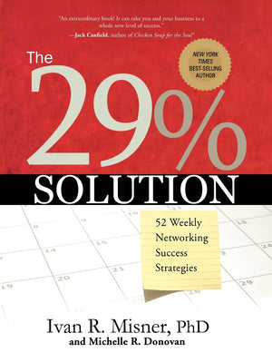 The 29% Solution: 52 Weekly Networking Success Strategies,Used