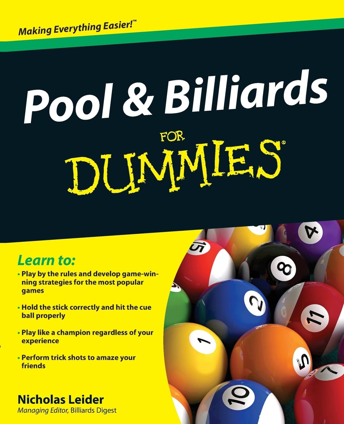 Pool And Billiards For Dummies