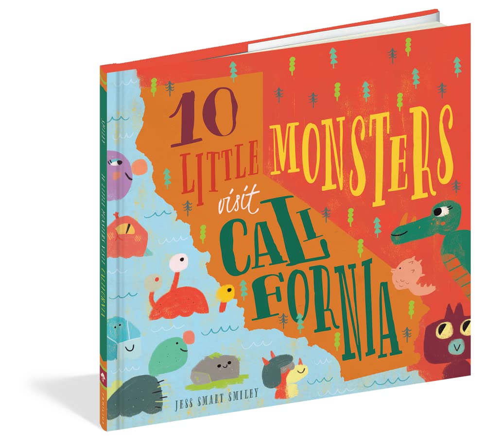 10 Little Monsters Visit California, Second Edition (Volume 4) (10 Little Monsters, 4)
