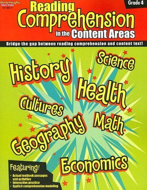 Reading Comprehension In The Content Areas, Grade 4,Used