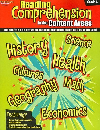 Reading Comprehension In The Content Areas, Grade 4,Used